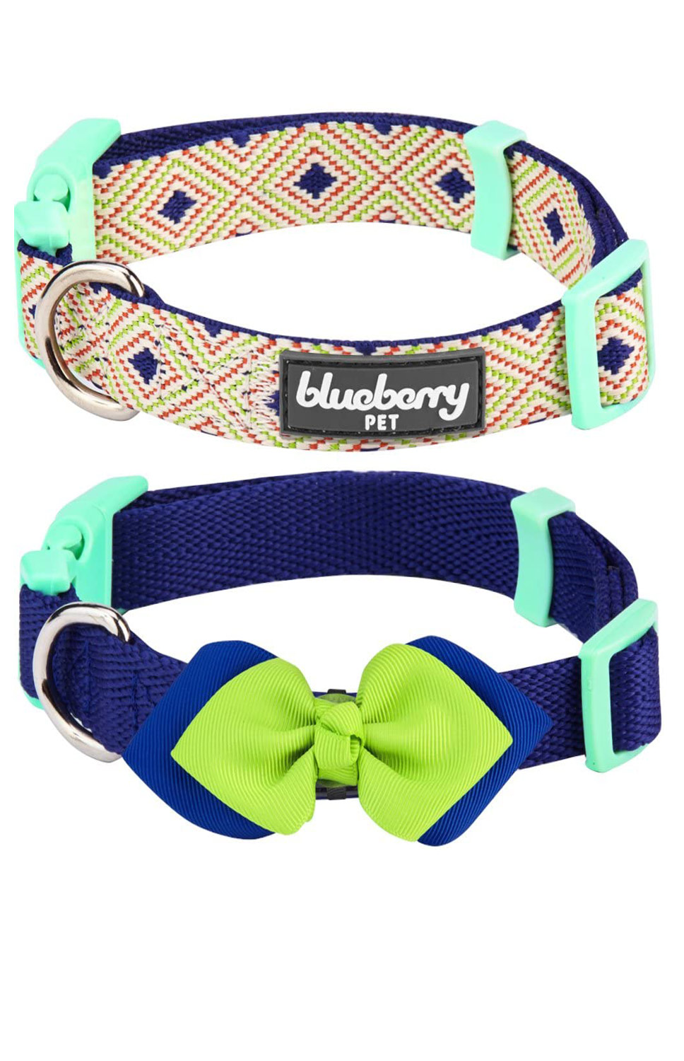 Blueberry Mix and Match Dog Collars