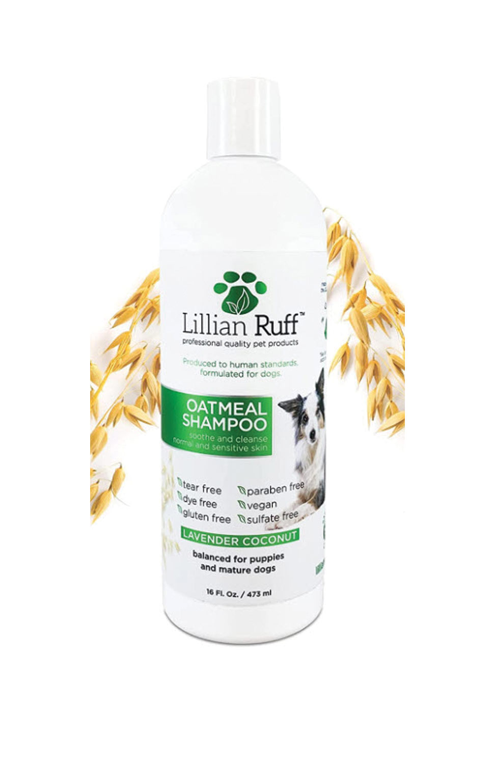 Lillian Ruff Calming Oatmeal Pet Shampoo 
