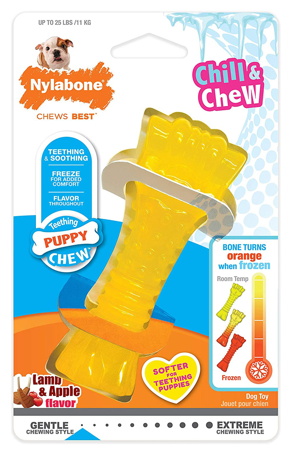 Nylabone Puppy Chill & Chew Freezer Toy 