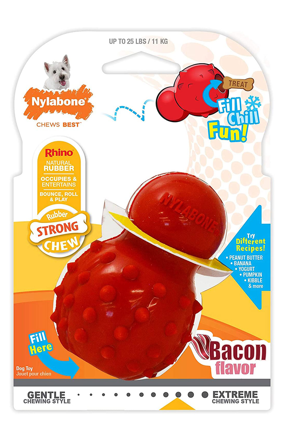 Nylabone Stuffable Chew Toy 